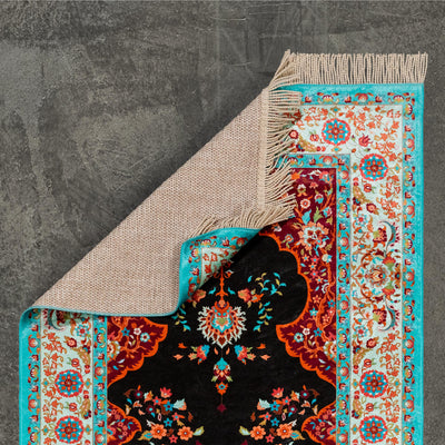 The Premium Aesthetic Prayer Rug has very beautiful detailed flowers looking pattern. The Premium Aesthetic Prayer Rug is available in 2 different colors.